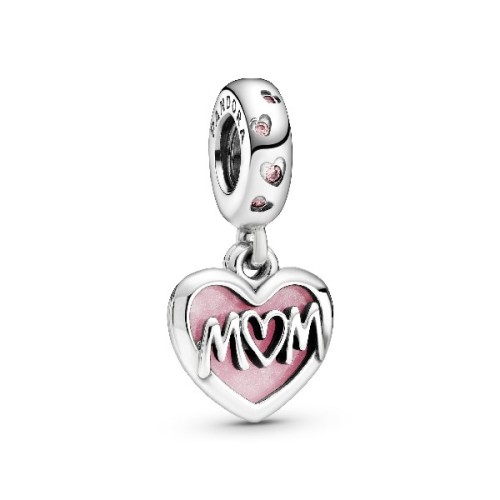 CHARM PANDORA COR MUM ESMALT ROSA - 798887C01