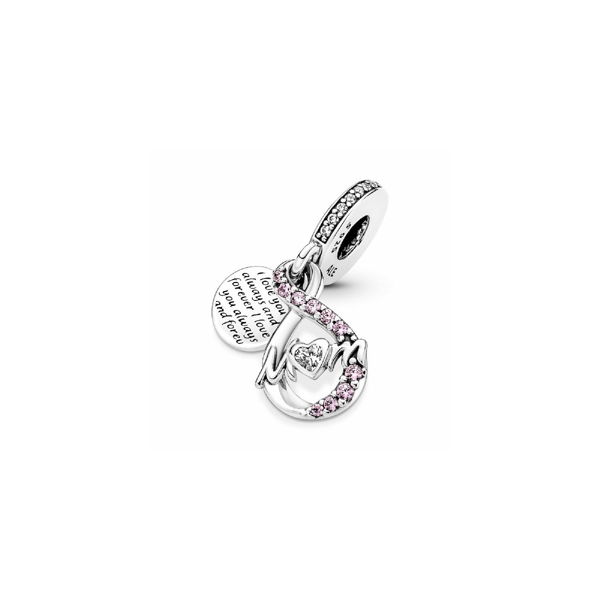 CHARM PANDORA COLGANTE DOBLE MAMA INFINITO - 791468C01