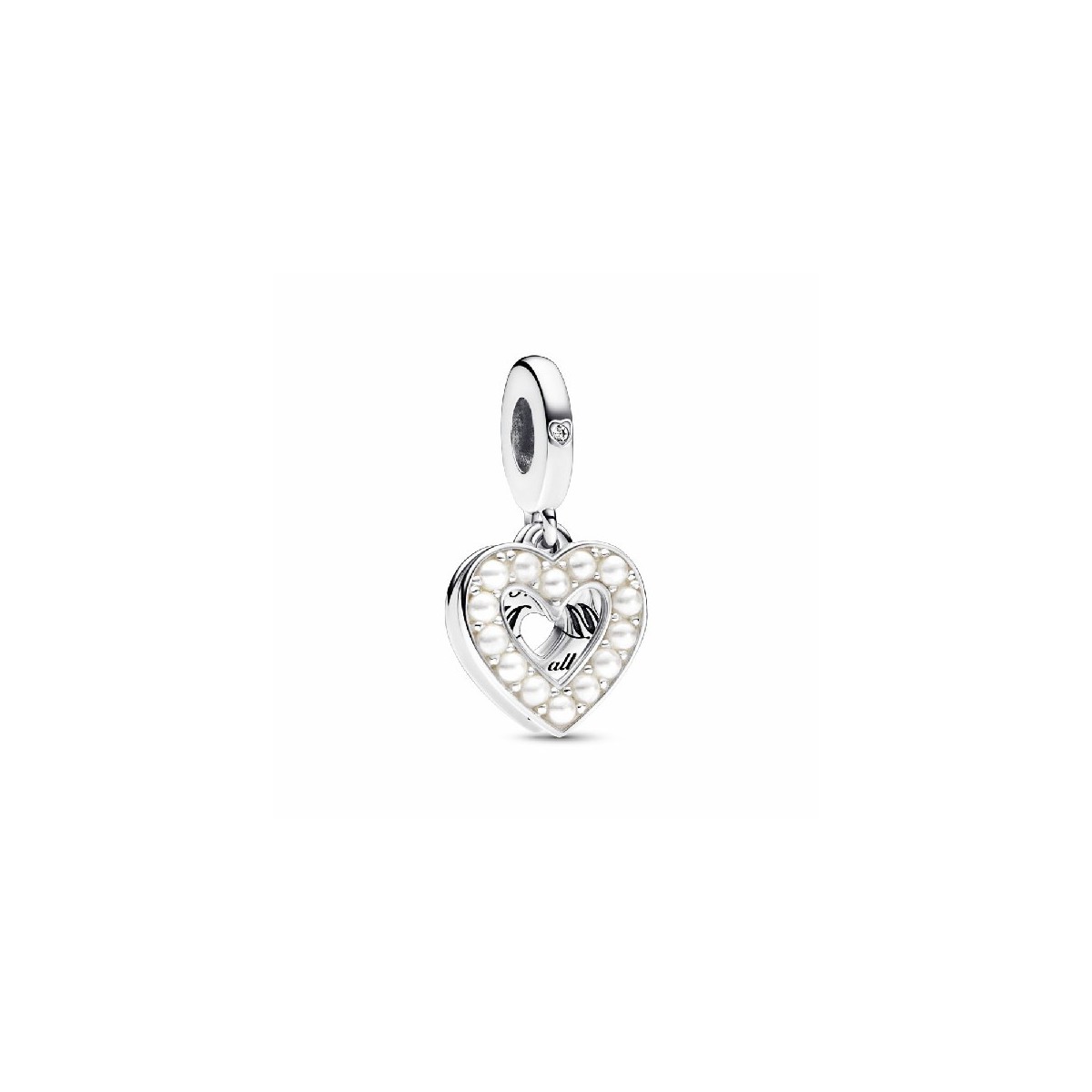 CHARM PANDORA DOBLE COR BLANC NACARAT - 792649C01