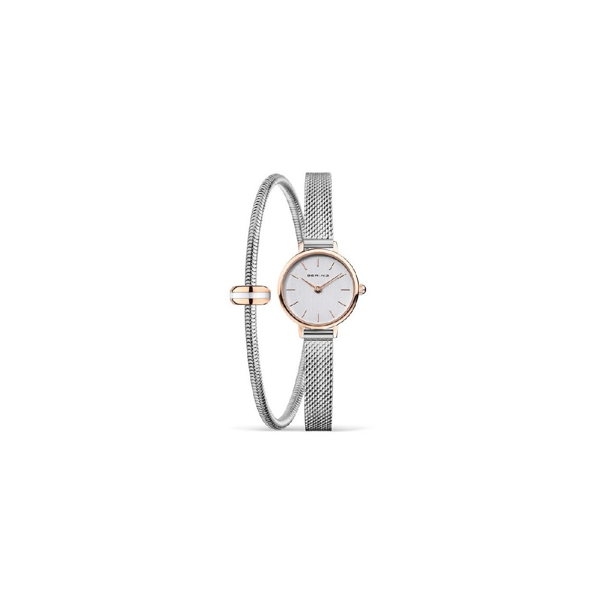 RELOJ BERING CLASSIC CHAPADO ROSA 22MM - 11022-064-LOVELY-2-G