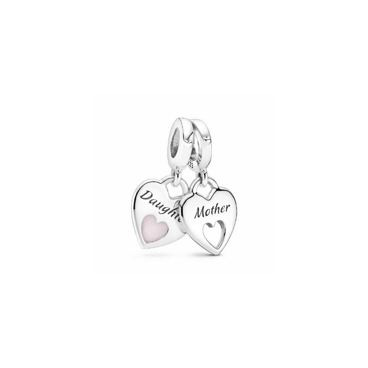 CHARM COLGANTE DOBLE CORAZON DIVIDIDO MADRE HIJA - 799187C01