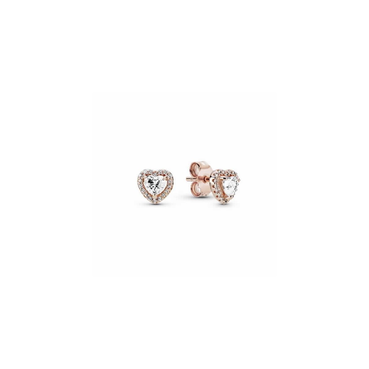 PENDIENTES PANDORA ROSE CORAZONES BRILLANTES ELEVA - 288427C01