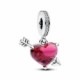 CHARM PENJANT COR DE VIDRE DE MURANO VERMELL - 793085C01