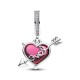 CHARM PENJANT COR DE VIDRE DE MURANO VERMELL - 793085C01