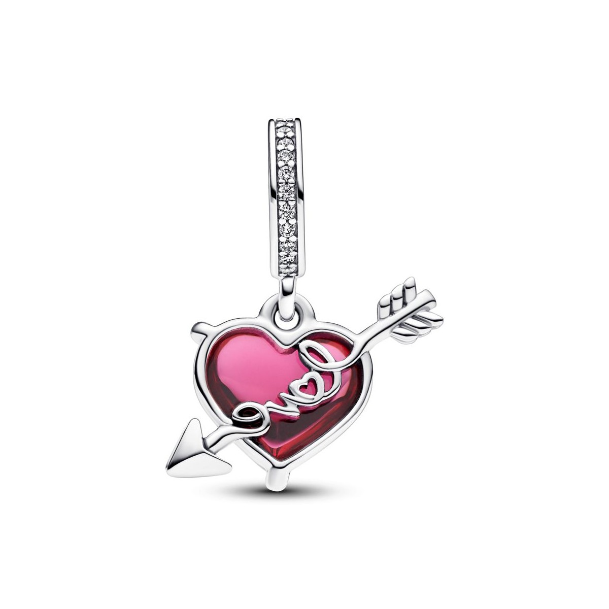 CHARM PENJANT COR DE VIDRE DE MURANO VERMELL - 793085C01