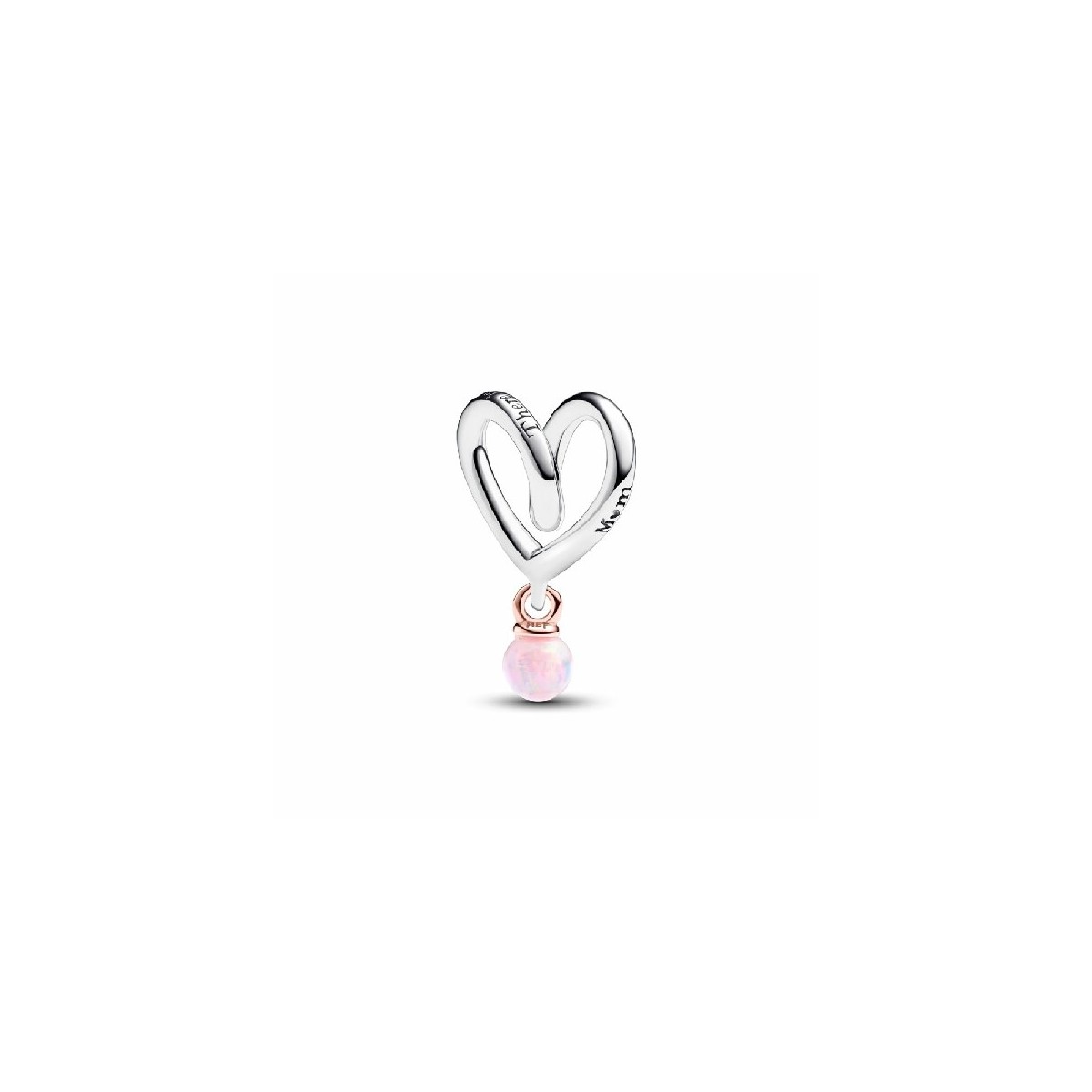 CHARM PANDORA COR ENVOLTAT EN DOS TONS - 783242C01