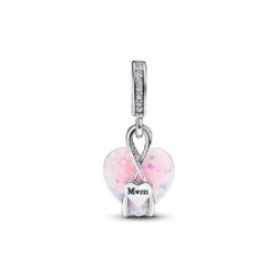 CHARM COLGANTE CORAZON OPALESCENTE MAMA - 793202C01